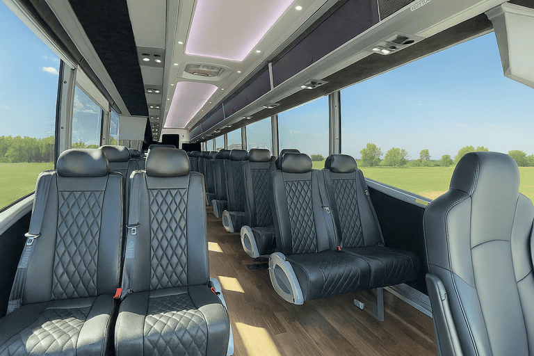 coach bus in Riverside