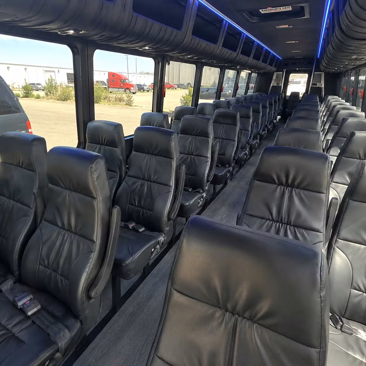 25 passenger minibus inside