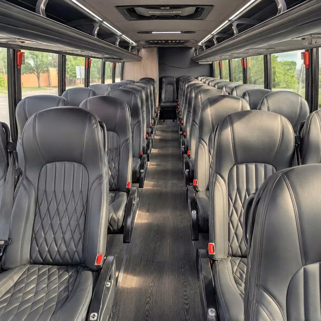 30 passenger minibus inside
