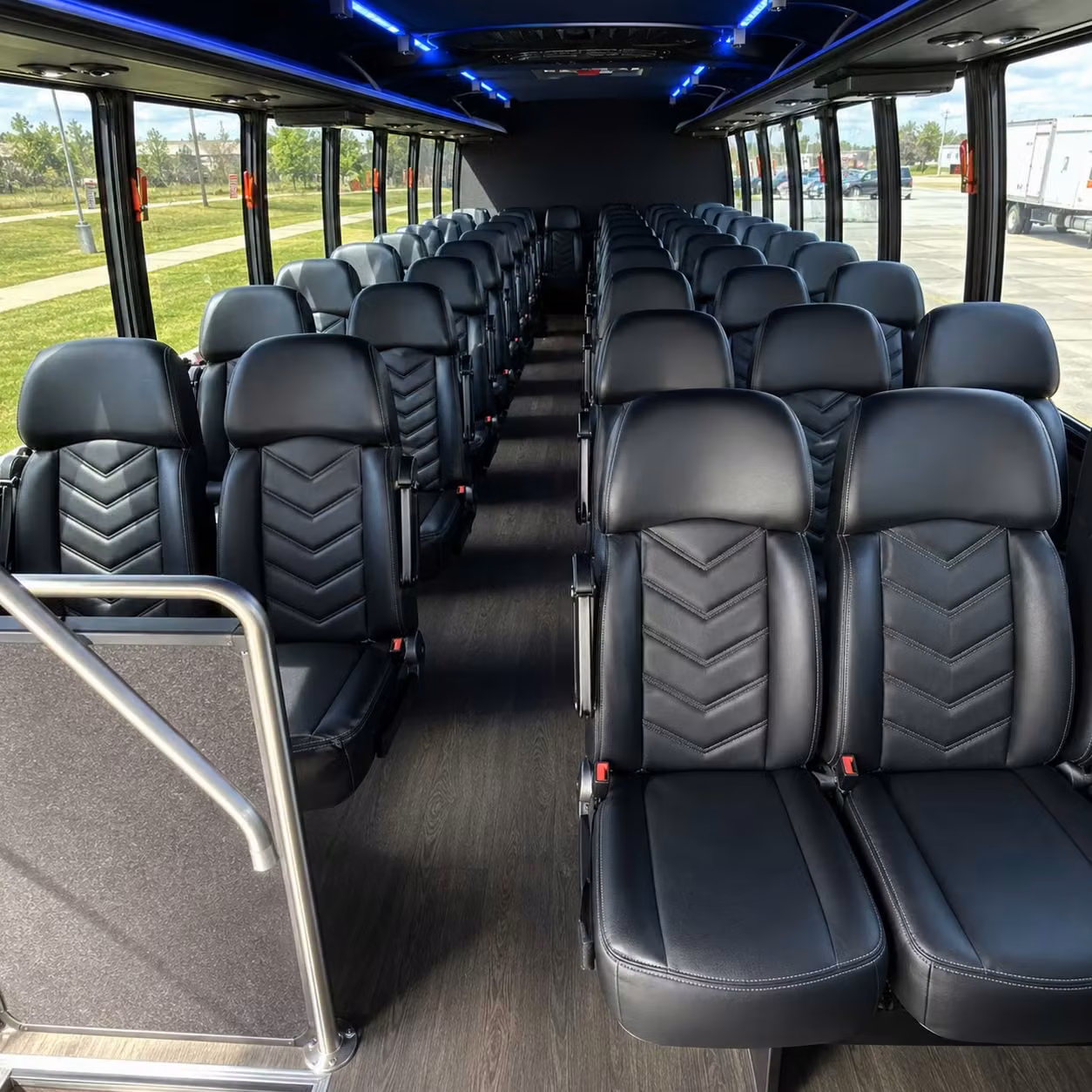 35 passenger minibus inside